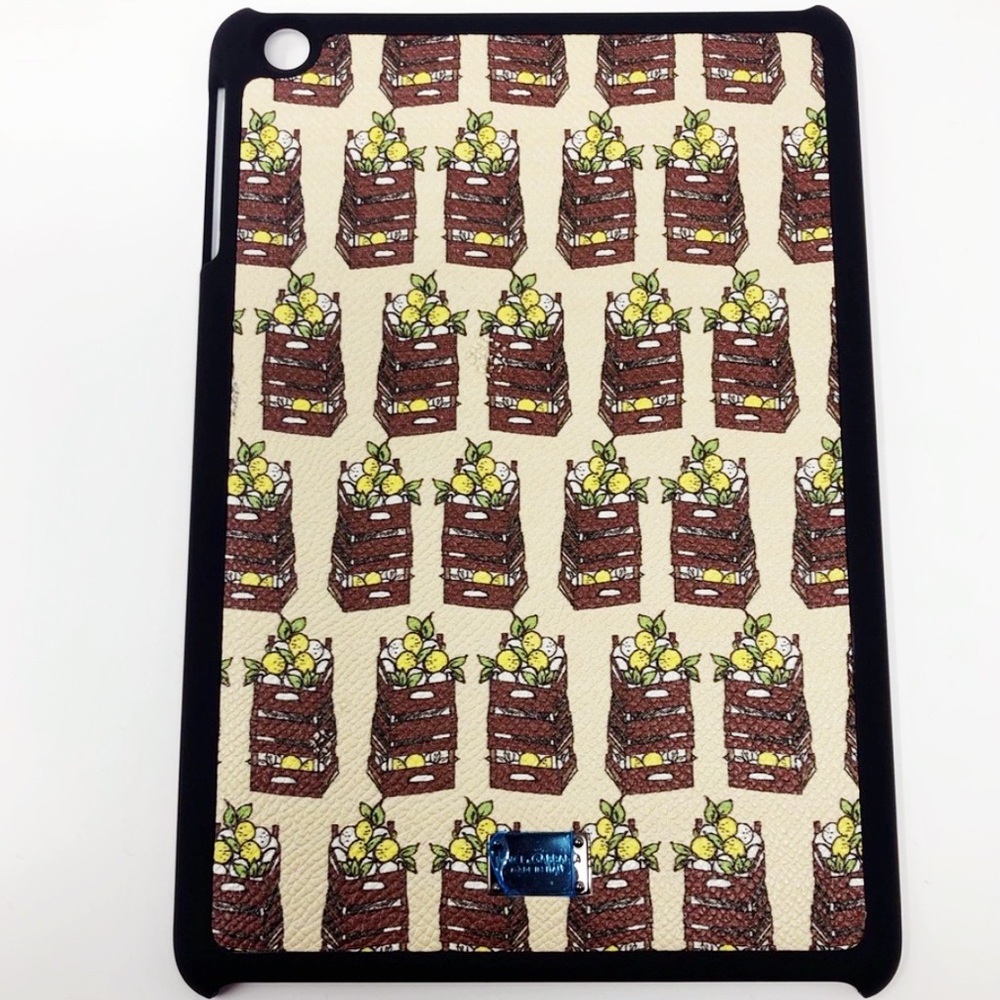 Authentic Dolce & Gabbana St. Dauphine Lemon Basket Ipad Mini Case